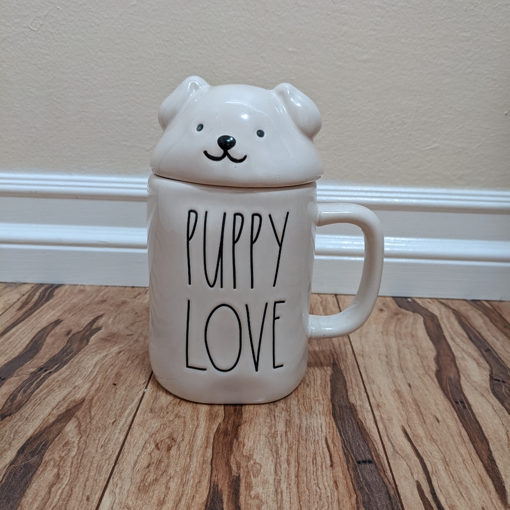 Rae Dunn "puppy love" mug